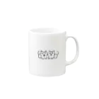 わかんないのチョビとラミー Mug :right side of the handle