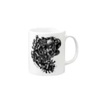 TOMOKUNIのAnimalia Kinky “ Black Bass ” Mug :right side of the handle