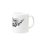 PAISENグッヅのタトゥーデザインマグ Mug :right side of the handle