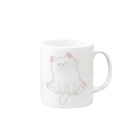 ちなこ☆動物にも愛をのもっちり猫 Mug :right side of the handle