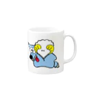 aoki1goのオオカミの皮を被ったヒツジ Mug :right side of the handle