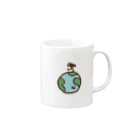 nico plus.のニコプラくん Mug :right side of the handle