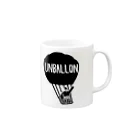 inakaworksのunballon マグカップの取っ手の右面