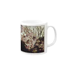 あっしゅの枝垂れ桜(レトロ) Mug :right side of the handle