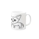 さっちょこのスナネッコ Ａ Mug :right side of the handle