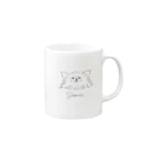 hippoのかのんちのピースちゃん Mug :right side of the handle