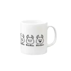 前髪ぱっつん◆SUZURI店のBOOBOOBOO！ Mug :right side of the handle