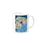 スイソニカのHell's Heaven 宇沙実月奈 ドレスバージョン マグカップ（ダーク） Mug :right side of the handle