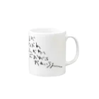 pknalbumenのいうえおあ Mug :right side of the handle