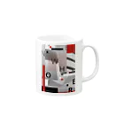 Sizzle artworkのTYPOGRAPHIC -不在- Mug :right side of the handle