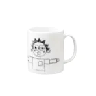 minamisanの形でブリキくん兄弟 Mug :right side of the handle