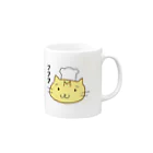 がも。のコックのテンちゃん Mug :right side of the handle