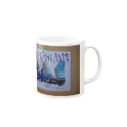 八女好き高さんの八女「童男山ふすべ」 Mug :right side of the handle