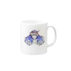 兎家チルの乙女の微笑 Mug :right side of the handle