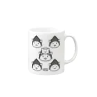 PygmyCat　suzuri店の仏にゃんｓ Mug :right side of the handle