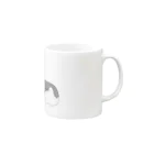 好きなものは見つかったかい？の小梅くん　香箱座り Mug :right side of the handle