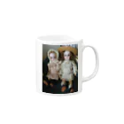 dollのアンティークドール(人形)doll Mug :right side of the handle