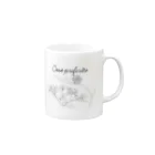 loncocoのお花とかたつむり Mug :right side of the handle