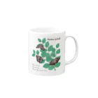 kitaooji shop SUZURI店のアカボシゴマダラとエノキ Mug :right side of the handle