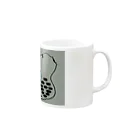 Caraway  Poketのスキスキみーやんシンプル Mug :right side of the handle