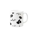 春野ハヤトの☆Motyakeマグカップ2☆ Mug :right side of the handle