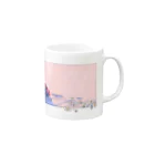 Matsuda Jun@illustのいちごのおんなのこ Mug :right side of the handle