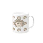 NukoNukoのクレヨンハリネズミ Mug :right side of the handle