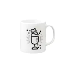 糸のねこクリームソーダ Mug :right side of the handle