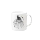 +Optionのblack bird Mug :right side of the handle