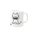 satoharuのカメラで亀を撮る猫山さん Mug :right side of the handle