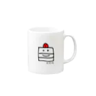 hozdesignのケーキくん Mug :right side of the handle