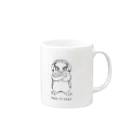 T.I.E STOREのRuさんのラフ画 Mug :right side of the handle