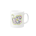 すーさん筆文字商店のがんばろう（ひかり筆文字） Mug :right side of the handle