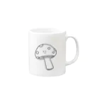 あああああのべにてんぐたけ Mug :right side of the handle