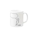 トマ・トマトの何も考えてない人 Mug :right side of the handle