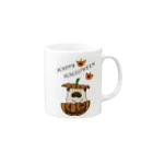 WANS.tokyoのパグハロウィン！ Mug :right side of the handle