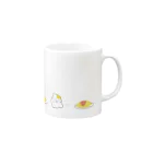  WAKA-CHOPのじょしゅくんとたまご Mug :right side of the handle