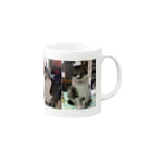 Yamawaki17のねこマグカップ４密 Mug :right side of the handle