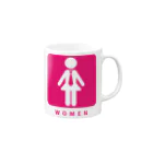 土田圭介のMEN&WOMEN Mug :right side of the handle