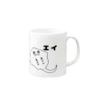 ねこねこうおのエイくん Mug :right side of the handle