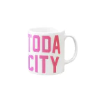 JIMOTOE Wear Local Japanの戸田市 TODA CITY Mug :right side of the handle