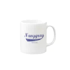 navygrayのNavy gray street blue Mug :right side of the handle