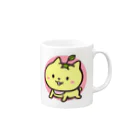 mozu-Illustrationのにゃんみかんベビー Mug :right side of the handle