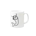 テキスト見本のなばるくん Mug :right side of the handle