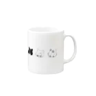 柊透子のみつごねこ Mug :right side of the handle