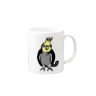 Mitsu-Zoのオカメインコのオス君 Mug :right side of the handle