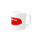 きもたらショップのきもたら/あろえ美化引き延ばしver Mug :right side of the handle