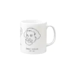 彩erのドイツバロックの３S Mug :right side of the handle