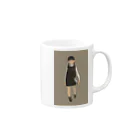 どせいのわっかのさめ Mug :right side of the handle