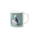 blankblackのpaint on Gypsum statue [01] Mug :right side of the handle